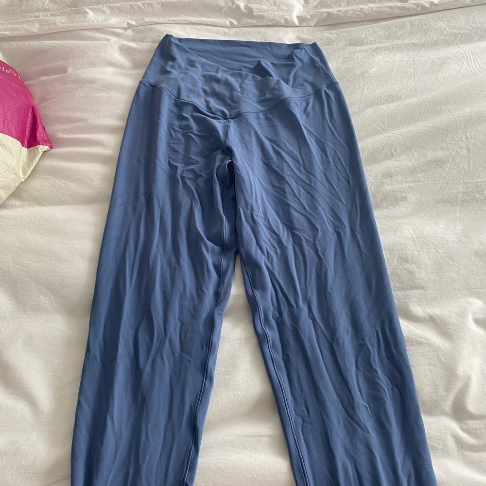 Blue aerie crossover leggings